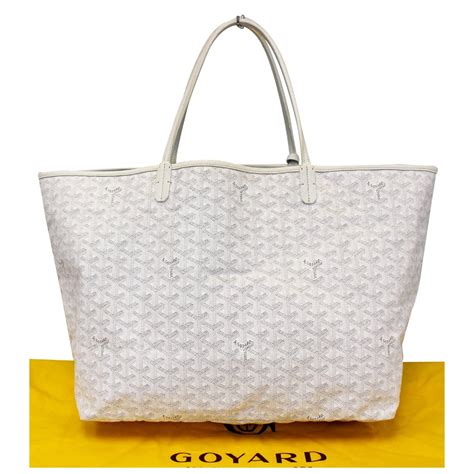 goyard shoulder bag white|goyard tote bag price uk.